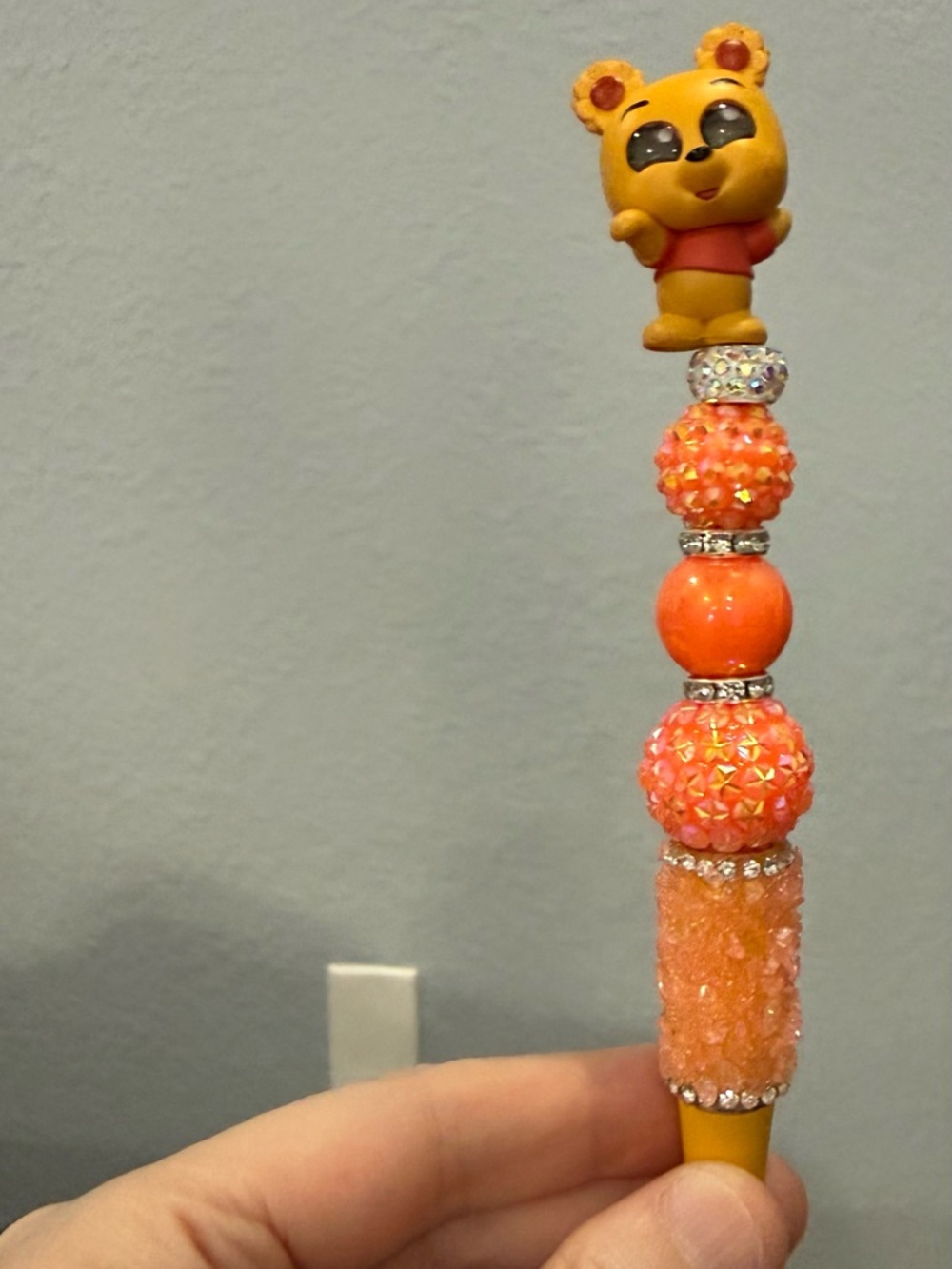 Winnie The Pooh Crystal Beaded Pen